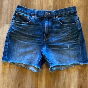 Madewell High Rise Denim Shorts